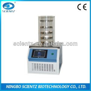 Jednoduchá obsluha Scientz-N Series Mini Freeze sušící stroj na prodej, lyofilizátor
